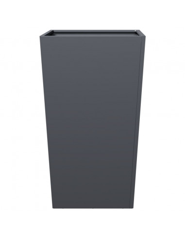 Fioriera da Giardino Antracite 45x45x75 cm in Acciaio