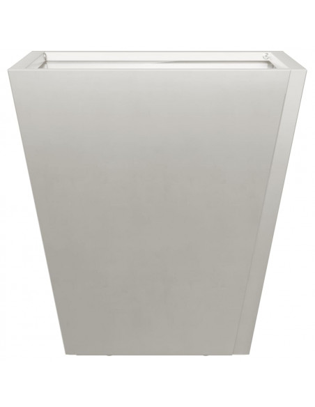 Fioriere da Giardino 2 pz 30x30x30 cm in Acciaio Zincato