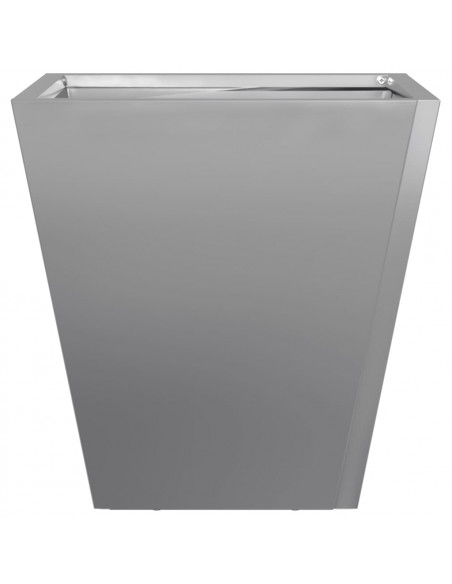 Fioriere da Giardino 2 pz 30x30x30 Grigie in Acciaio Zincato