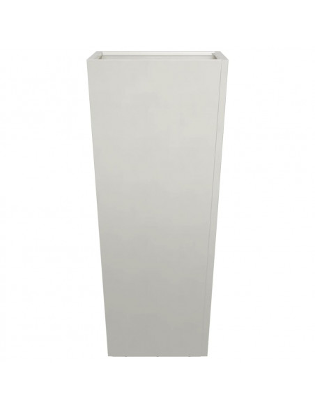 Fioriere da Giardino 2 pz 35x35x75 cm in Acciaio Inox