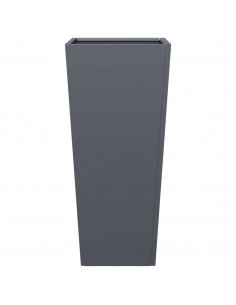 Fioriere da Giardino 2 pz Antracite 35x35x75 cm in Acciaio 2