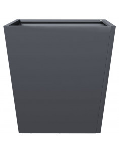 Fioriere da Giardino 2 pz Antracite 40x40x40 cm in Acciaio 2