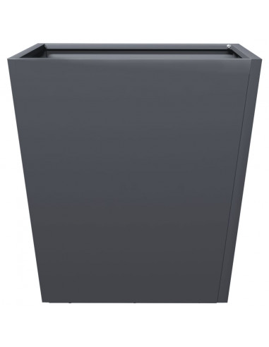 Fioriere da Giardino 2 pz Antracite 40x40x40 cm in Acciaio