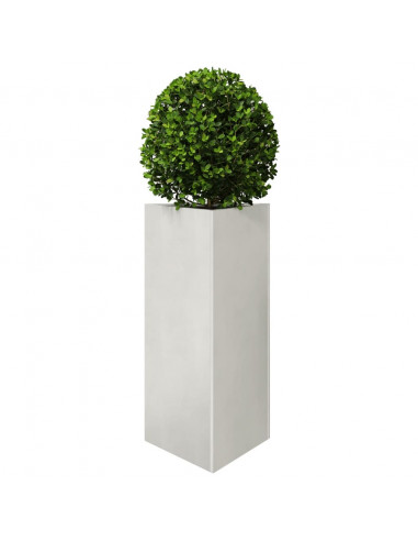 Fioriera da Giardino Triangolare 40x34,5x70 cm in Acciaio Inox