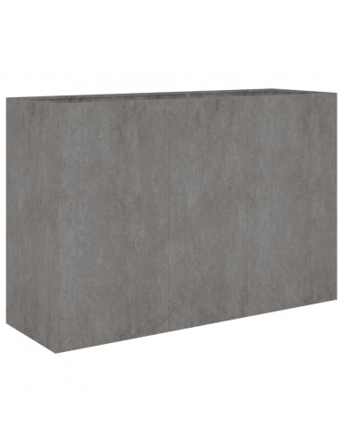 Fioriera Rialzata da Giardino 120x40x80 cm in Acciaio Corten