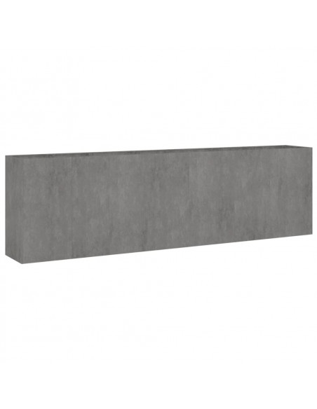 Fioriera Rialzata da Giardino 280x40x80 cm in Acciaio Corten
