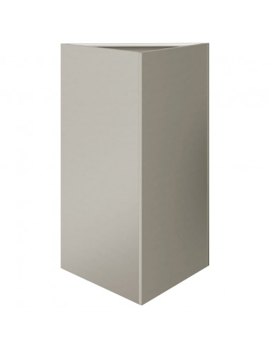 Fioriere 2 pz Triangolari 50x43x75 cm in Acciaio Corten