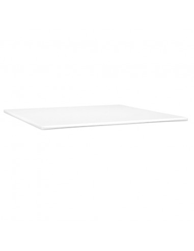 Giroletto a Molle con Materasso Crema 200x200 cm in Tessuto