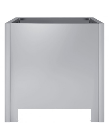 Fioriera da Giardino 30x30x30 cm Acciaio Zincato