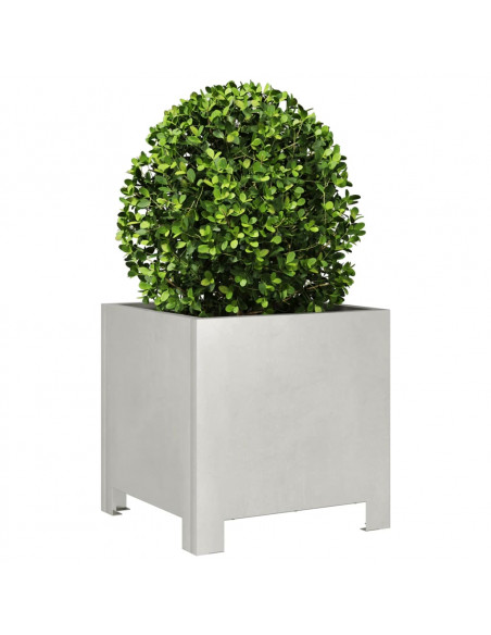 Fioriera da Giardino 30x30x30 cm in Acciaio Inossidabile