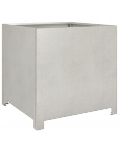 Fioriera da Giardino 50x50x50 cm in Acciaio Inox 2