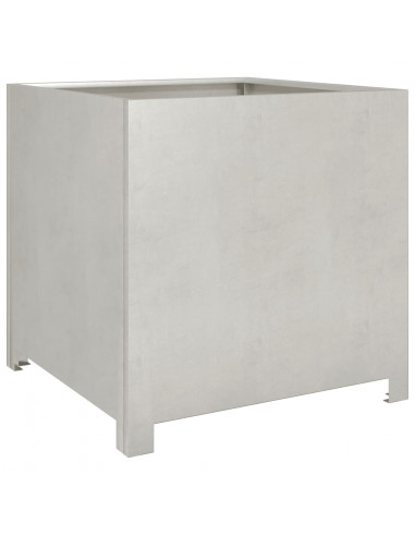 Fioriera da Giardino 50x50x50 cm in Acciaio Inox