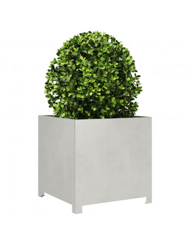 Fioriera da Giardino 50x50x50 cm in Acciaio Inox