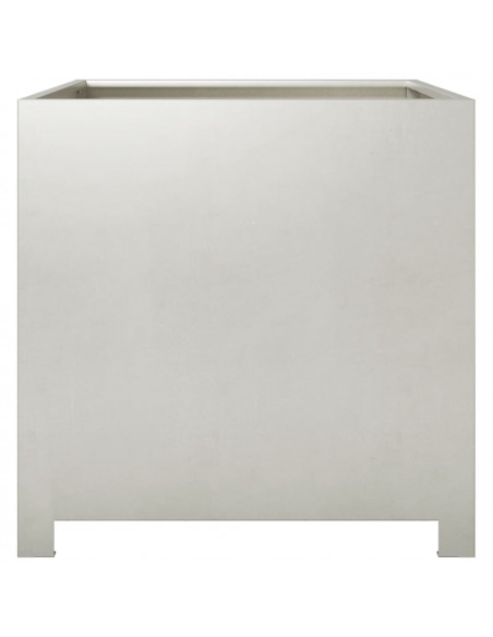 Fioriera da Giardino 50x50x50 cm in Acciaio Inox