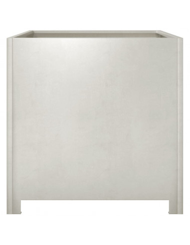 Fioriera da Giardino 50x50x50 cm in Acciaio Inox