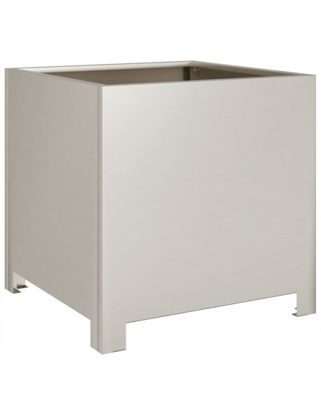 Fioriere da Giardino 2 pz 40x40x40 cm in Acciaio Corten