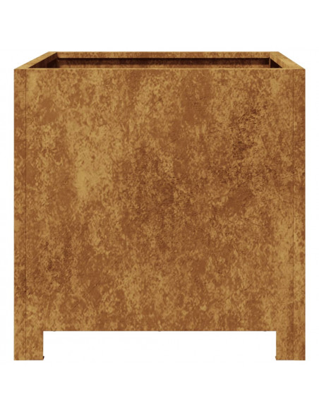 Fioriere da Giardino 2 pz 40x40x40 cm in Acciaio Corten