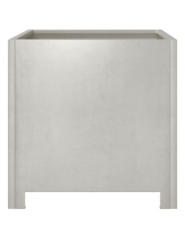 Fioriere da Giardino 2 pz 40x40x40 cm in Acciaio Inox