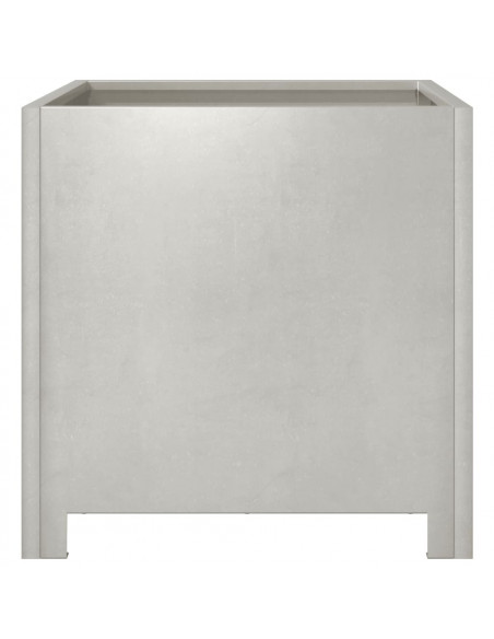 Fioriere da Giardino 2 pz 40x40x40 cm in Acciaio Inox