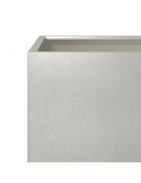 Fioriere da Giardino 2 pz 40x40x40 cm in Acciaio Inox