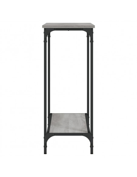Tavolino Consolle Grigio Sonoma 101x30,5x75cm Legno Multistrato