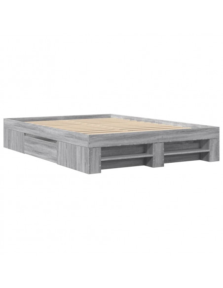 Giroletto Grigio Sonoma 135x190 cm in Legno Multistrato