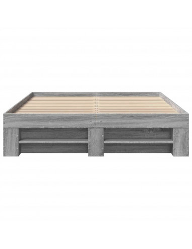 Giroletto Grigio Sonoma 135x190 cm in Legno Multistrato