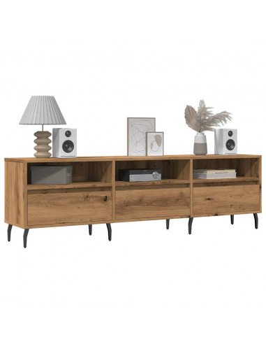 Mobile Porta TV Rovere Artigianale 150x30x44,5 cm Multistrato