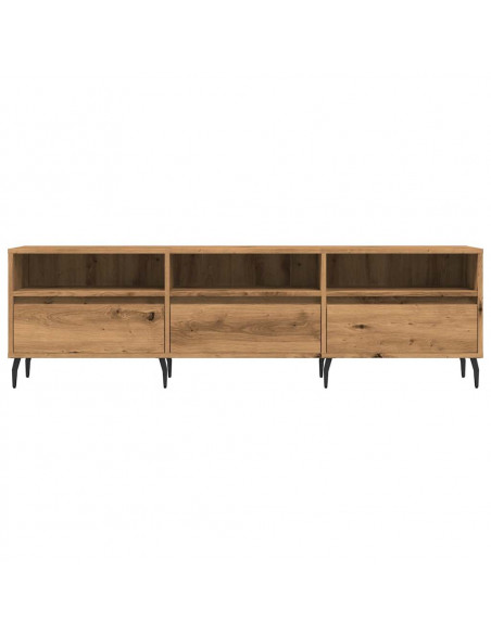Mobile Porta TV Rovere Artigianale 150x30x44,5 cm Multistrato