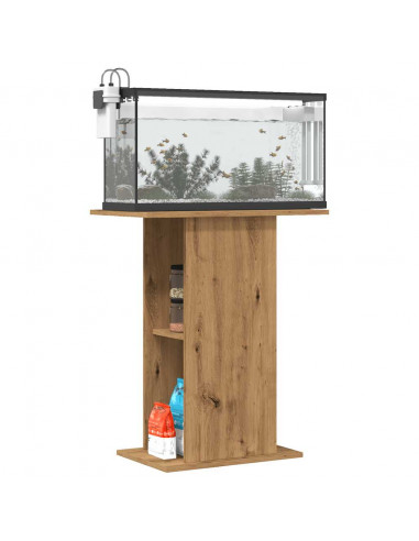 Supporto Acquario Rovere Artigianale 36x60,5x72,5cm Truciolato