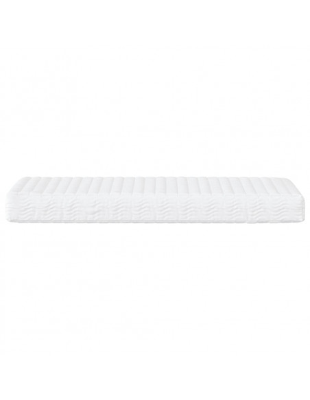 Materasso in Schiuma per Bambini Bianco 80x160 cm Durezza H2 H3