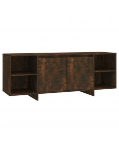 Mobile Porta TV Rovere Fumo 130x35x50 cm in Truciolato 2