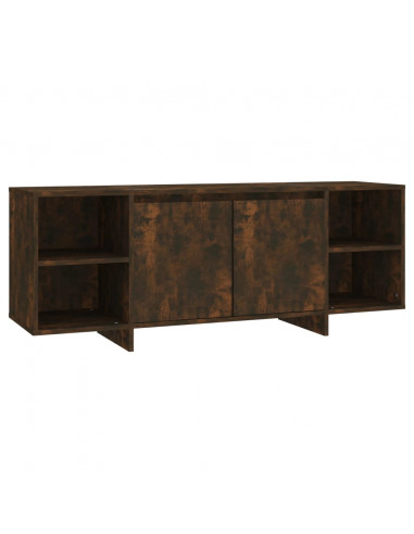 Mobile Porta TV Rovere Fumo 130x35x50 cm in Truciolato