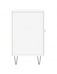 Credenza Bianca 100x36x60 cm in Legno Multistrato 2