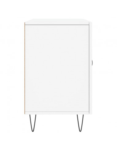 Credenza Bianca 100x36x60 cm in Legno Multistrato