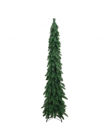 Albero di Natale Artificiale Preilluminato con 100 LED 180 cm