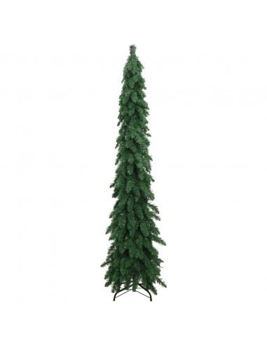 Albero di Natale Artificiale Preilluminato con 130 LED 210 cm