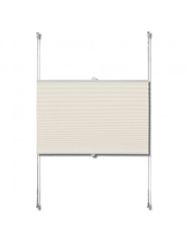 Tenda plissè 80x100cm Crema