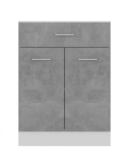 Armadio Inferiore Cassetto Grigio Cemento 60x46x81,5Multistrato