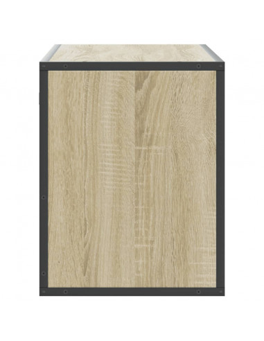 Mobile TV Rovere Sonoma 100x31x39,5cm Legno Multistrato Metallo