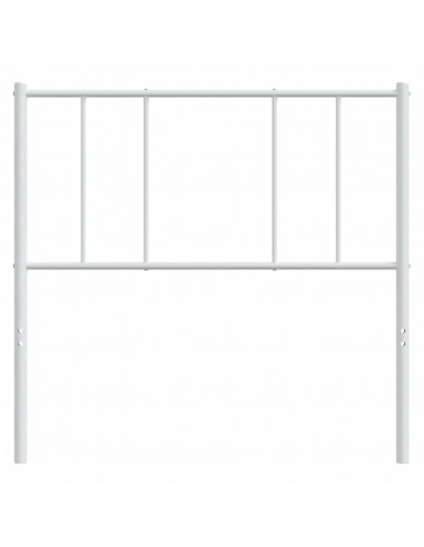 Testiera in Metallo Bianco 80 cm
