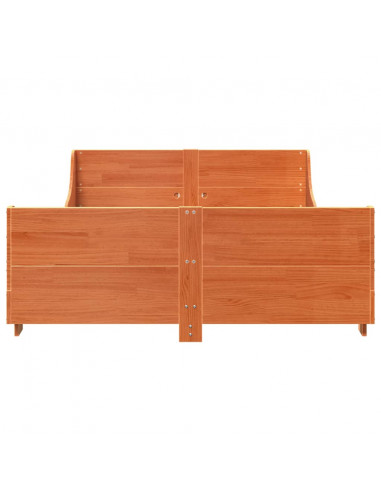 Letto senza Materasso Marrone Cera 160x200 cm in Legno di Pino