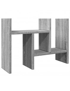 Organizer Scrivania Grigio Sonoma 34,5x15,5x35,5 cm Multistrato 2