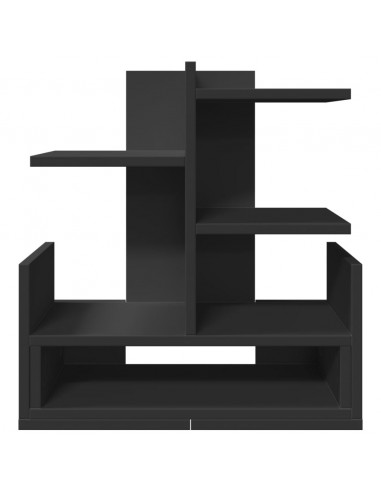 Organizer per la Scrivania Nero 49x20x52,5 cm in Multistrato