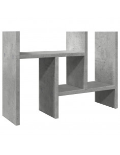 Organizer Scrivania Grigio Cemento 34,5x15,5x35,5cm Multistrato 2