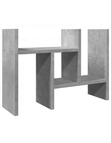 Organizer Scrivania Grigio Cemento 34,5x15,5x35,5cm Multistrato