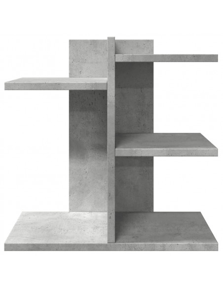 Organizer Scrivania Grigio Cemento 42x21,5x42 cm Multistrato