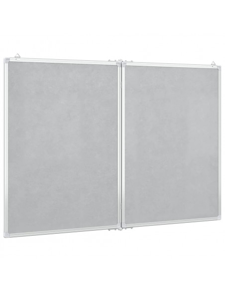 Lavagna Magnetica Pieghevole 120x100x1,7 cm in Alluminio