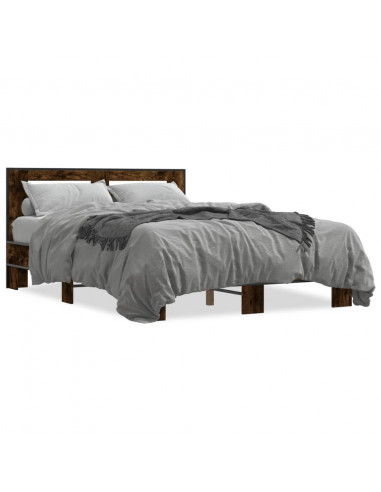 Giroletto Rovere Fumo 120x200 cm in Legno Multistrato Metallo