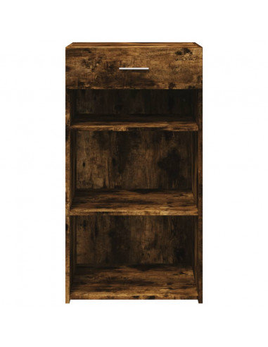 Credenza Rovere Fumo 50x42,5x93 cm in Legno Multistrato